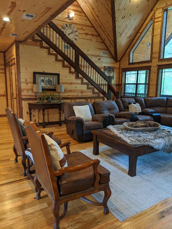 Stone Mountain Lodge 5000Sqft 6 Bed Game Room Pool Table Hot Tub Broken Bow Buitenkant foto
